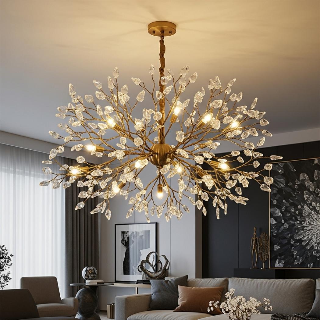 Creative crystal chandelier