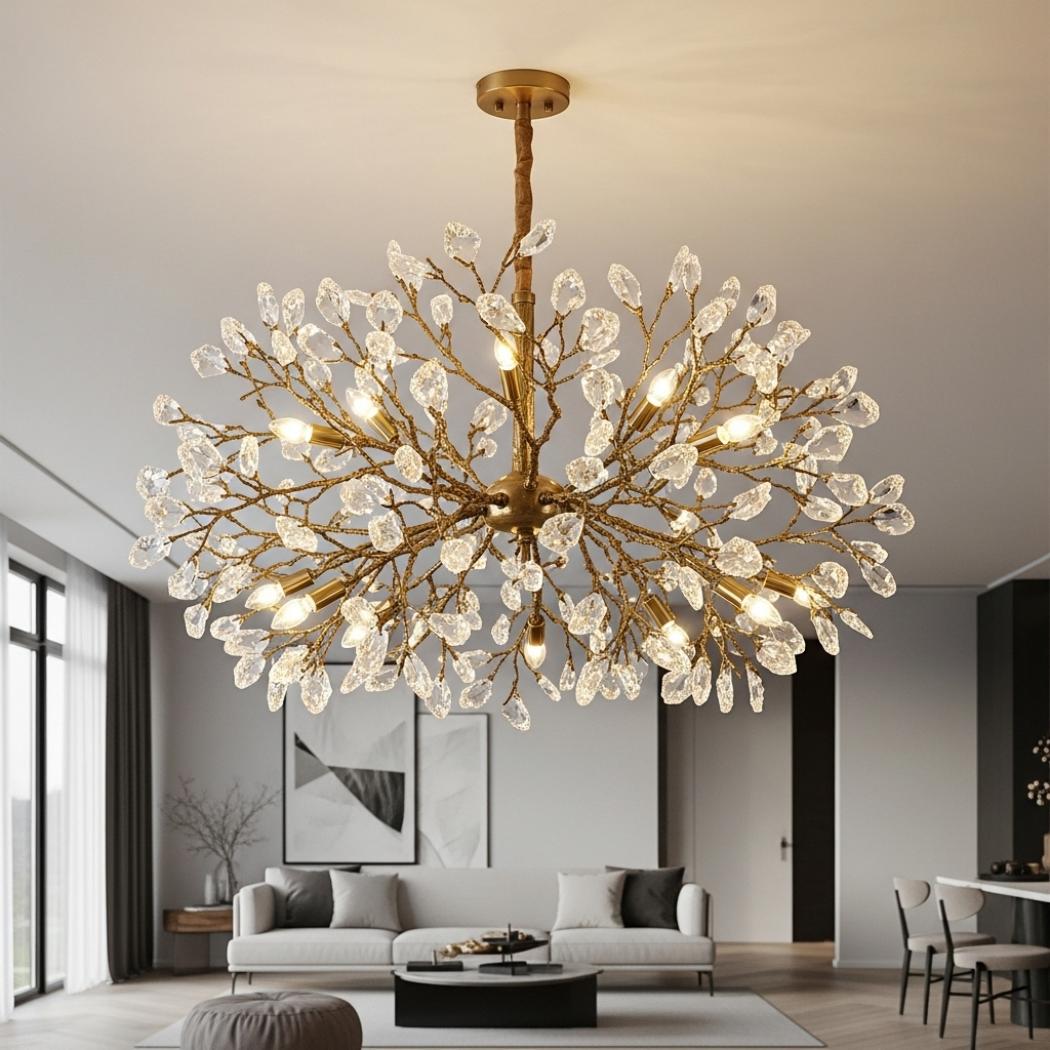 Creative crystal chandelier