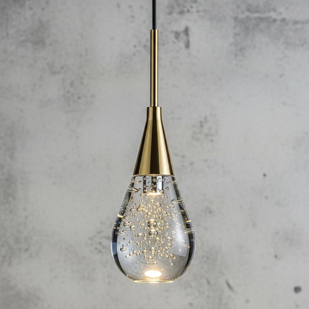 Modern water drop pendant