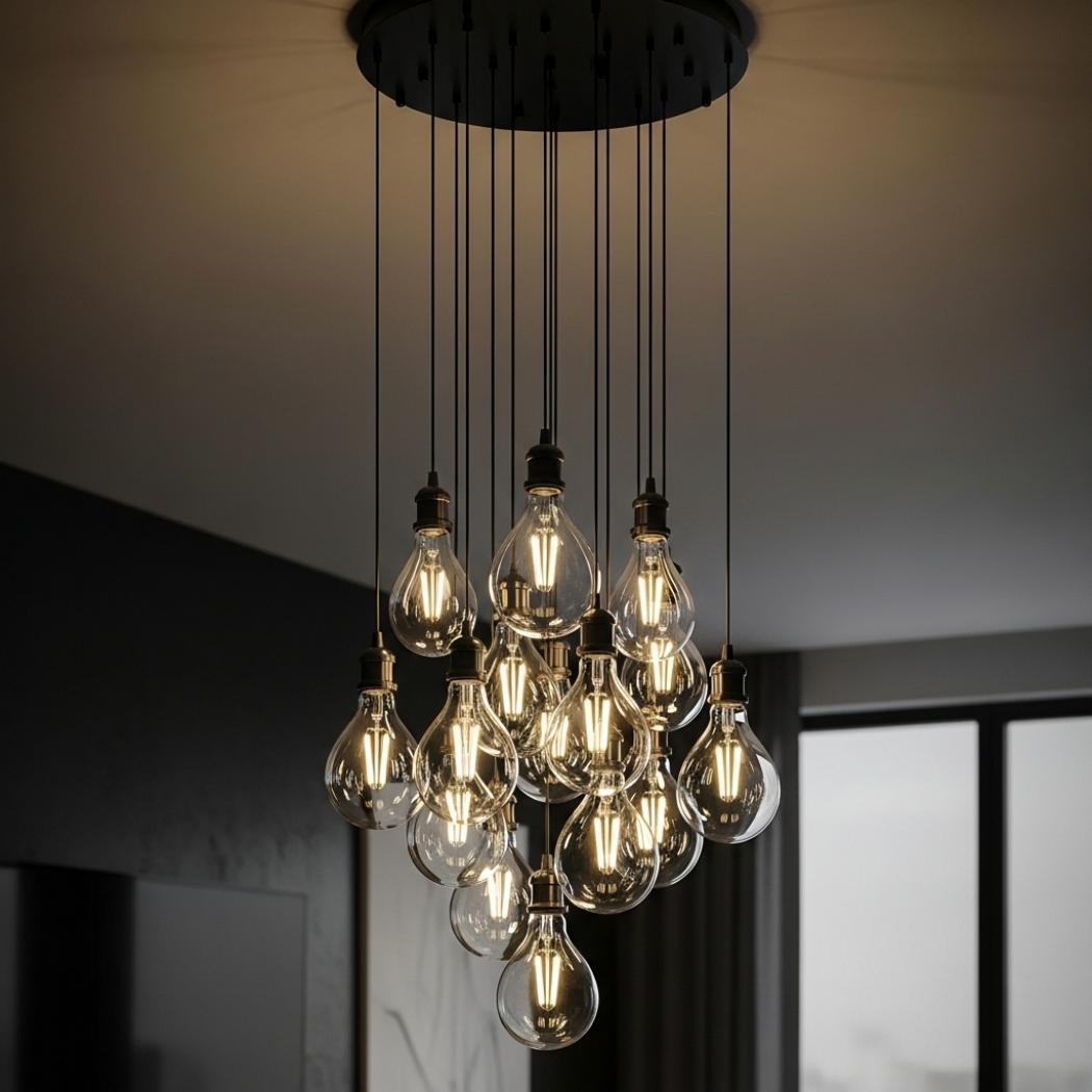 Modern Raindrop Chandelier