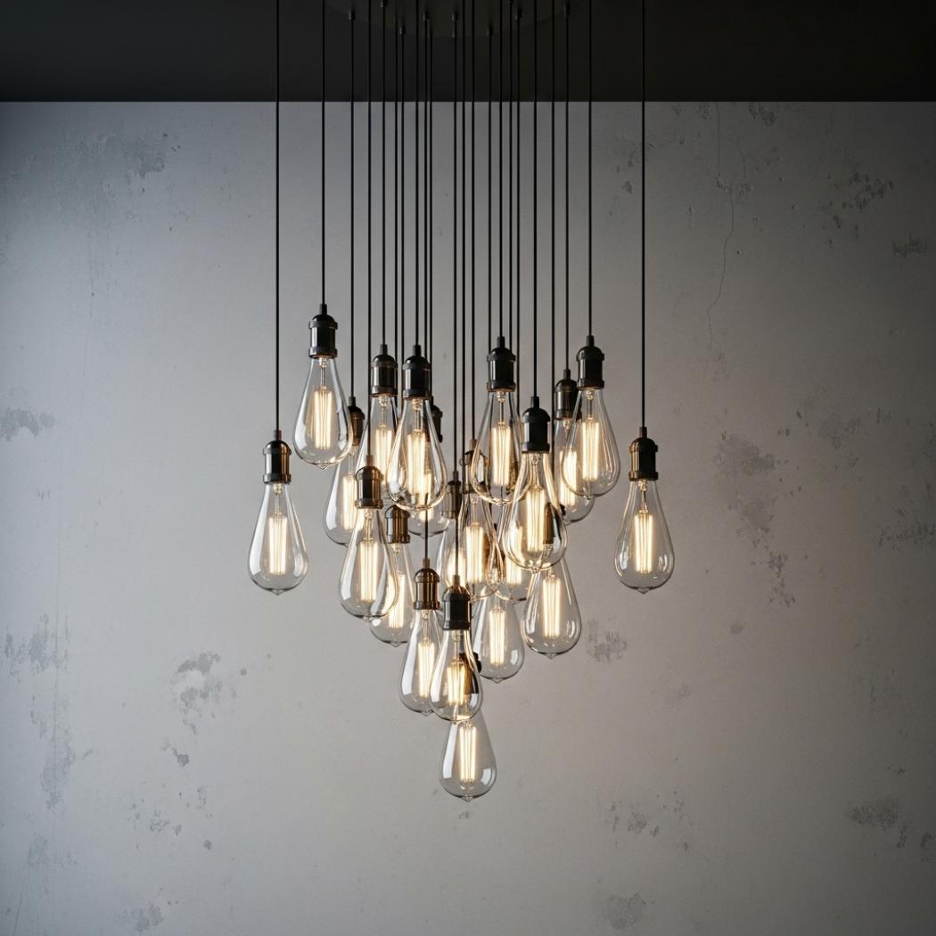 Modern Raindrop Chandelier